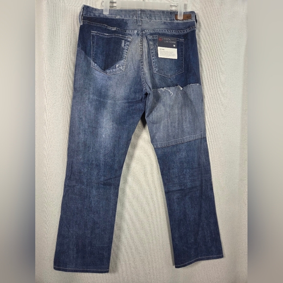 NWT AG Blue Ultrasoft Digital Photo Drew Boyfriend Jeans Women's 28 Pants  $325 - Picture 5 of 9